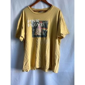 Pink Floyd Dark Side Of The Moon Yellow T-Shirt Size L / XL